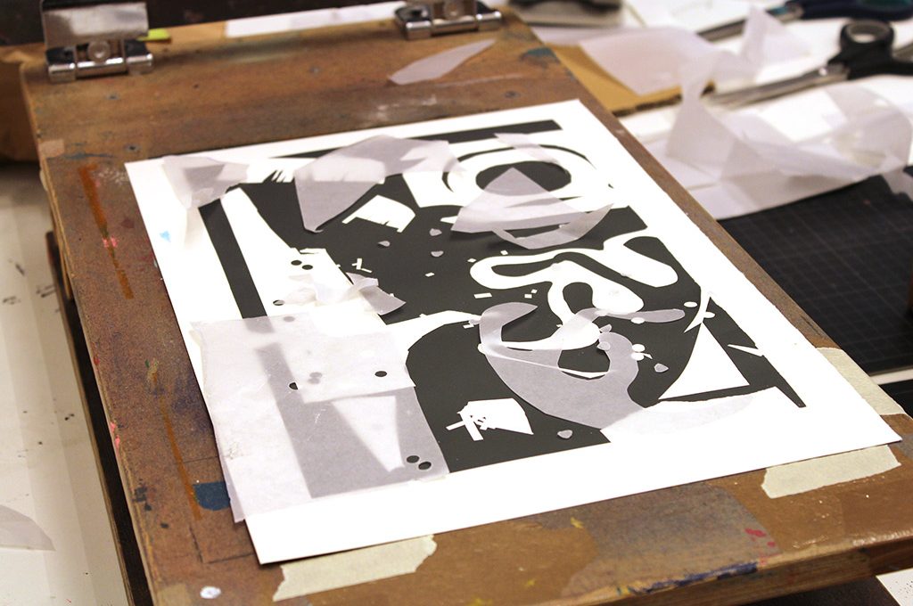 paperstencils screenprinting